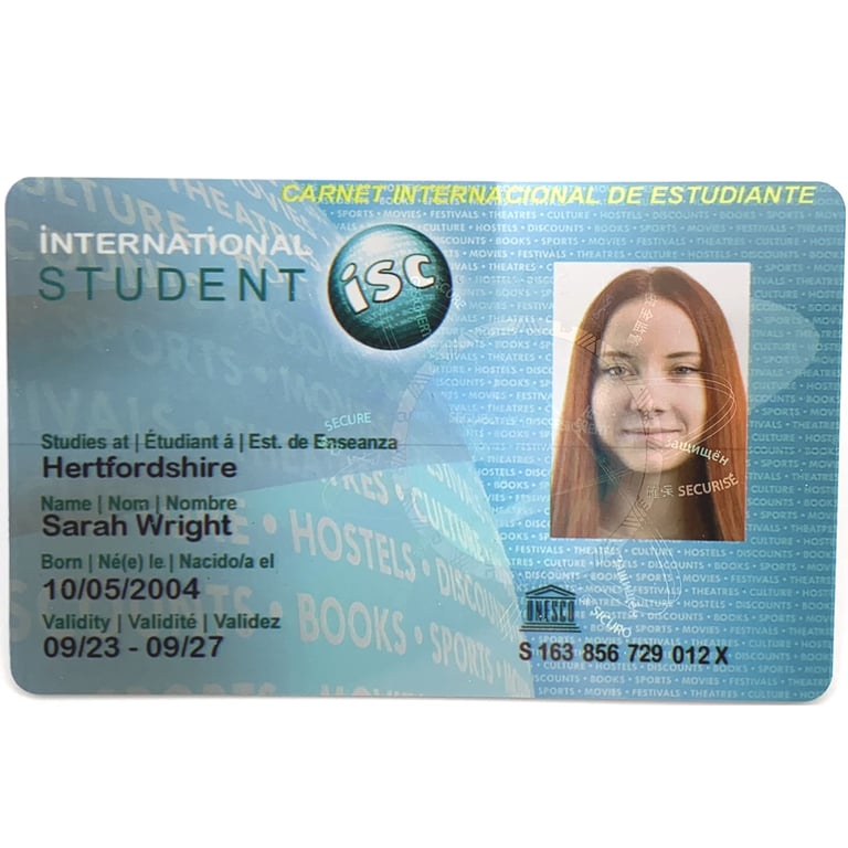 fake student card