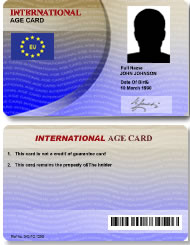 Fake Age Card